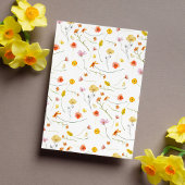 愛は開花春ワイルドフラワーブライダルシャワー 招待状