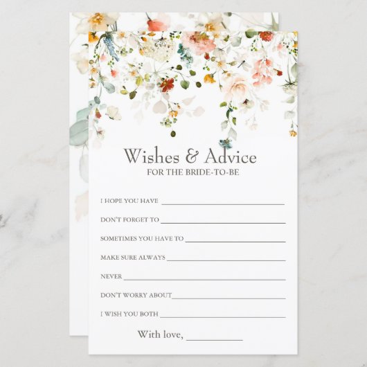 愛は開花願い&アドバイスシャワーゲーム (正面/裏面)