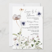 愛は開花、ブライダルシャワー招待 招待状 (正面)