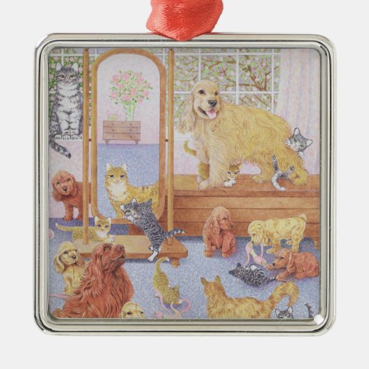 愛は限界を知っていません メタルオーナメント (正面)