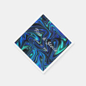 愛は青いです スタンダードカクテルナプキン (角)