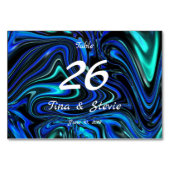 愛は青いです テーブルナンバー (裏面)