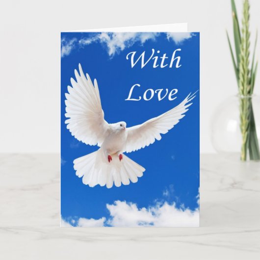 愛は飛びます カード (正面)