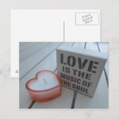 愛は魂の音楽だろ？ ポストカード (正面/裏面)