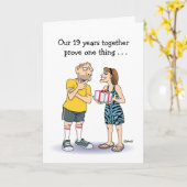 愛は19周年である カード (黄色い花)