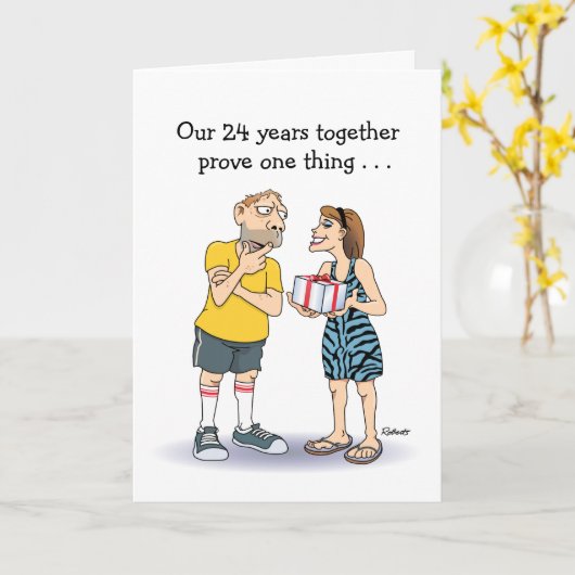 愛は24周年 カード (黄色い花)