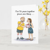 愛は32結婚周年 カード (黄色い花)