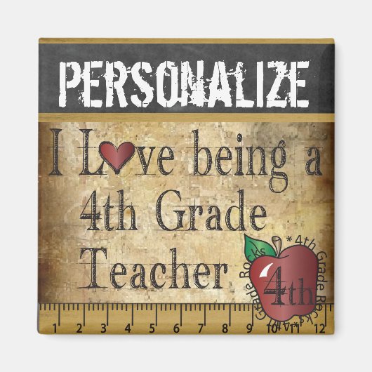 愛は4年生の先生 マグネット (正面)