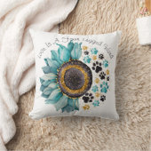 愛は4本足の単語、犬の恋人、犬の母である クッション (ブランケット)