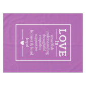 愛は…カスタムカラーテーブルクロス テーブルクロス (正面(横))