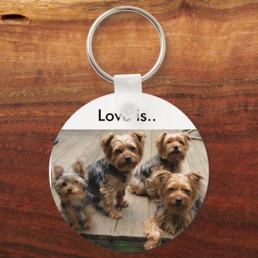 愛は… キーホルダー (正面)