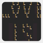 愛は スクエアシール (正面)