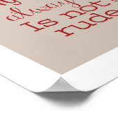 愛は…..タイポグラフィアートプリント ポスター (角)