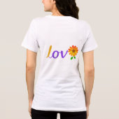愛は…ティー トライブレンドTシャツ (裏面)