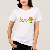 愛は…ティー トライブレンドTシャツ (正面)