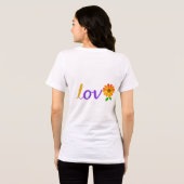 愛は…ティー トライブレンドTシャツ (裏面全面)
