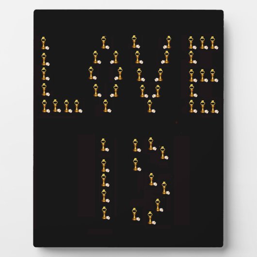 愛は フォトプラーク (正面)