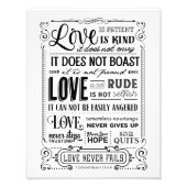 愛は… フォトプリント            (正面)