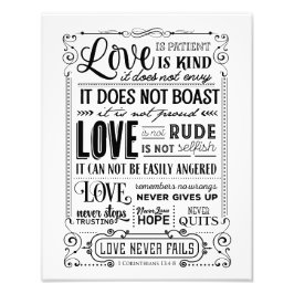 愛は… フォトプリント           