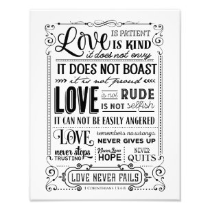 愛は… フォトプリント           