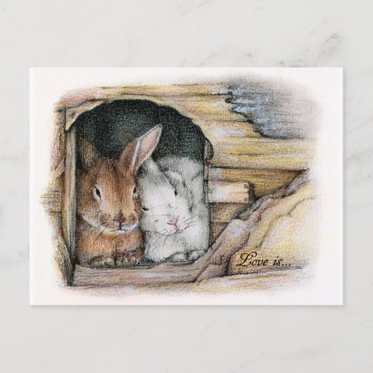 愛は… ポストカード (正面)