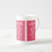愛は…マグ ボーンチャイナマグカップ (正面右)