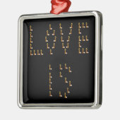 愛は メタルオーナメント (左)