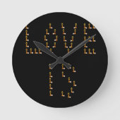 愛は ラウンド壁時計 (正面)