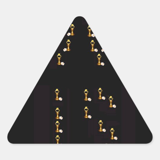 愛は 三角形シール (正面)