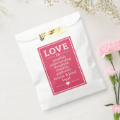 愛は…好意バッグ フェイバーバッグ (封をした状態)