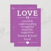 愛は…招待状カスタム 招待状 (正面/裏面)