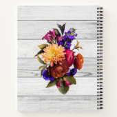 愛は…木数々のに色の花 ノートブック (裏面)