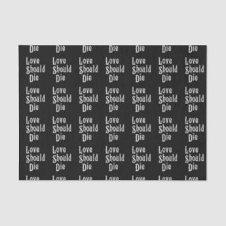 愛は-死ぬべきですティッシュペーパー 薄葉紙