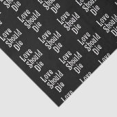 愛は-死ぬべきですティッシュペーパー 薄葉紙 (詳細)