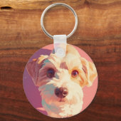 愛は、特に犬から無条件である。 キーホルダー (裏面)