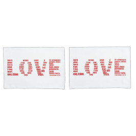 愛は… 1コリント13:4-8聖書の聖句 枕カバー