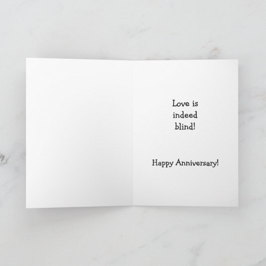 「愛は」44回結婚目の記念カード カード (内部)