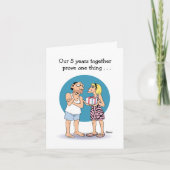 「愛は」5周年記念 カード (正面)