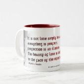 愛は- Saabatのスタジオを育てます ツートーンマグカップ (正面左)