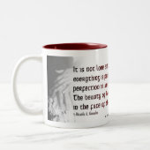 愛は- Saabatのスタジオを育てます ツートーンマグカップ (左)