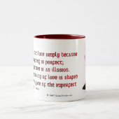 愛は- Saabatのスタジオを育てます ツートーンマグカップ (中央)