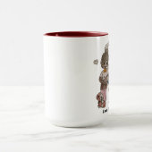 愛はAinsleyによって家族を作ります--15のozのマグ マグカップ (中央)