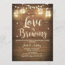 愛はBBQリハーサルブライダルシャワーの木材