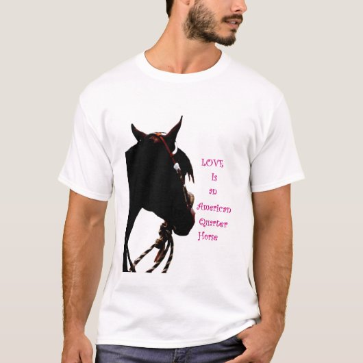 愛はQHのTシャツです Tシャツ (正面)