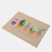愛はSucculentをここに育てます ドアマット (アングル)