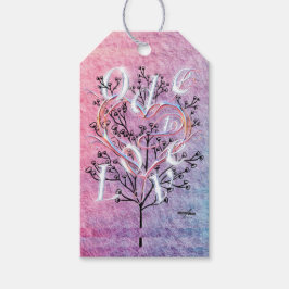 愛へのオード・ギフトタグ 詩人アドゥエラ・アコオ作 ギフトタグ