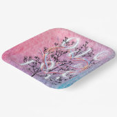 愛へのオード・ペーパープレート　詩人アドゥエラ・アコオ作 ペーパープレート (傾斜あり)