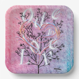 愛へのオード・ペーパープレート　詩人アドゥエラ・アコオ作 ペーパープレート