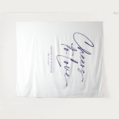 「愛への応援」結婚の背景 タペストリー (正面(横))