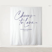 「愛への応援」結婚の背景 タペストリー (正面)